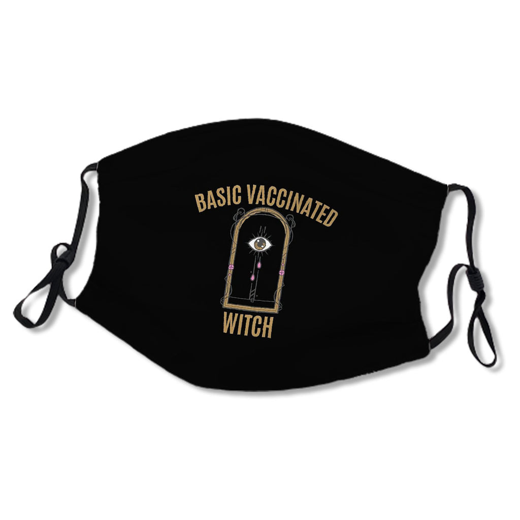 Vaccinated Witches - Funny Halloween Design Mask No.Gcbgqo
