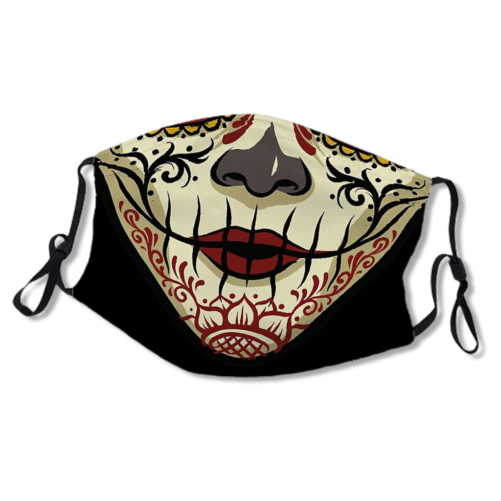Dia de los Muertos, Skull Face Mask No.GE9WJ7