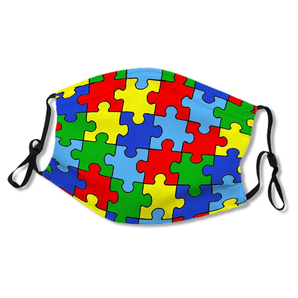 Autism Puzzle Pieces Ribbon No.GHMYVO