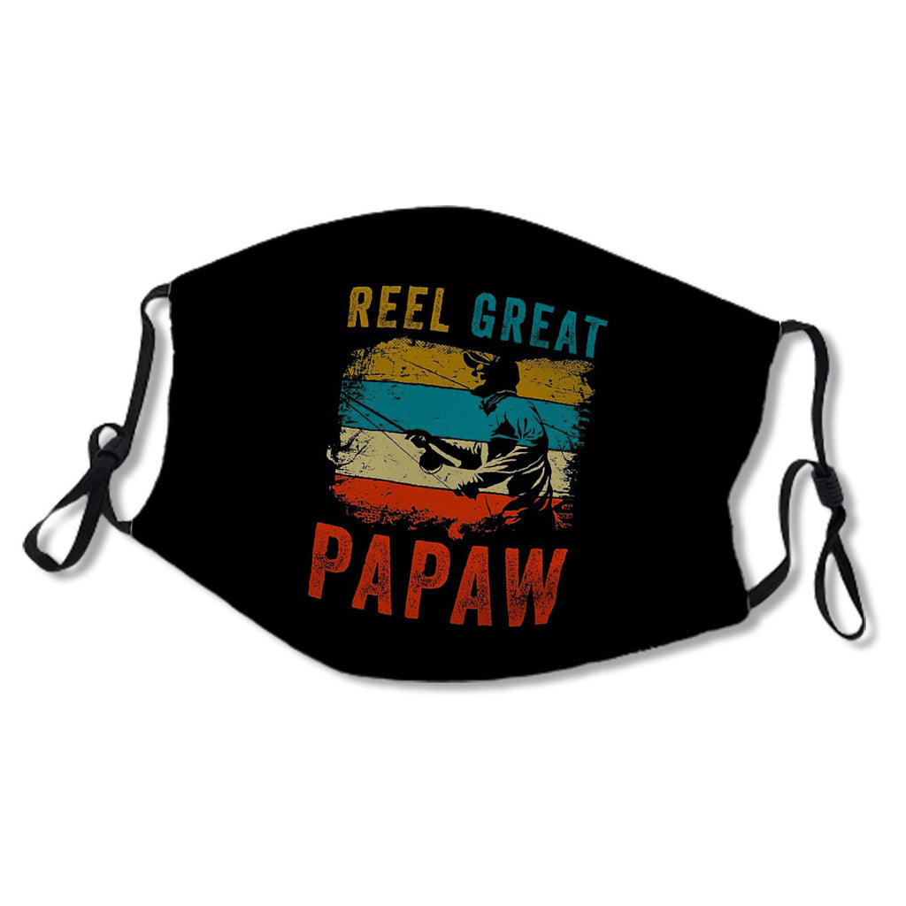Reel Great Papaw Fishing Grandpa Retro Father's Day Gifts No.GLDSTT