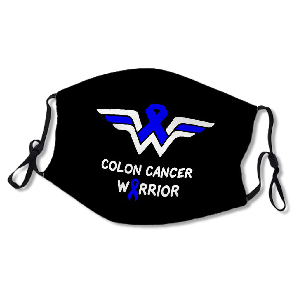 Colon Cancer Awareness Warrior Support Survivor Blue Ribbon Gifts No.GQX9UP