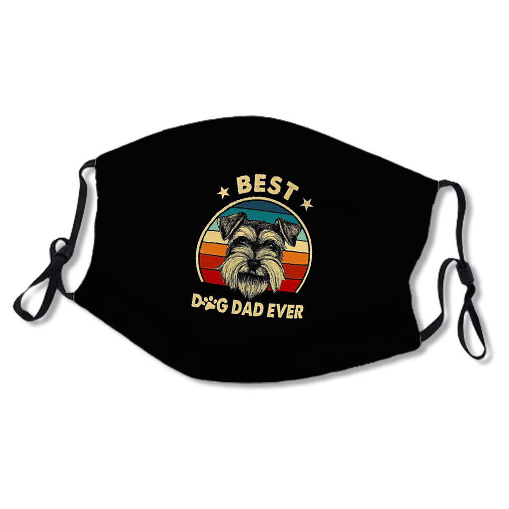 Best Dog Dad Ever Miniature Schnauzer Father's Day Gift No.GRJX4F
