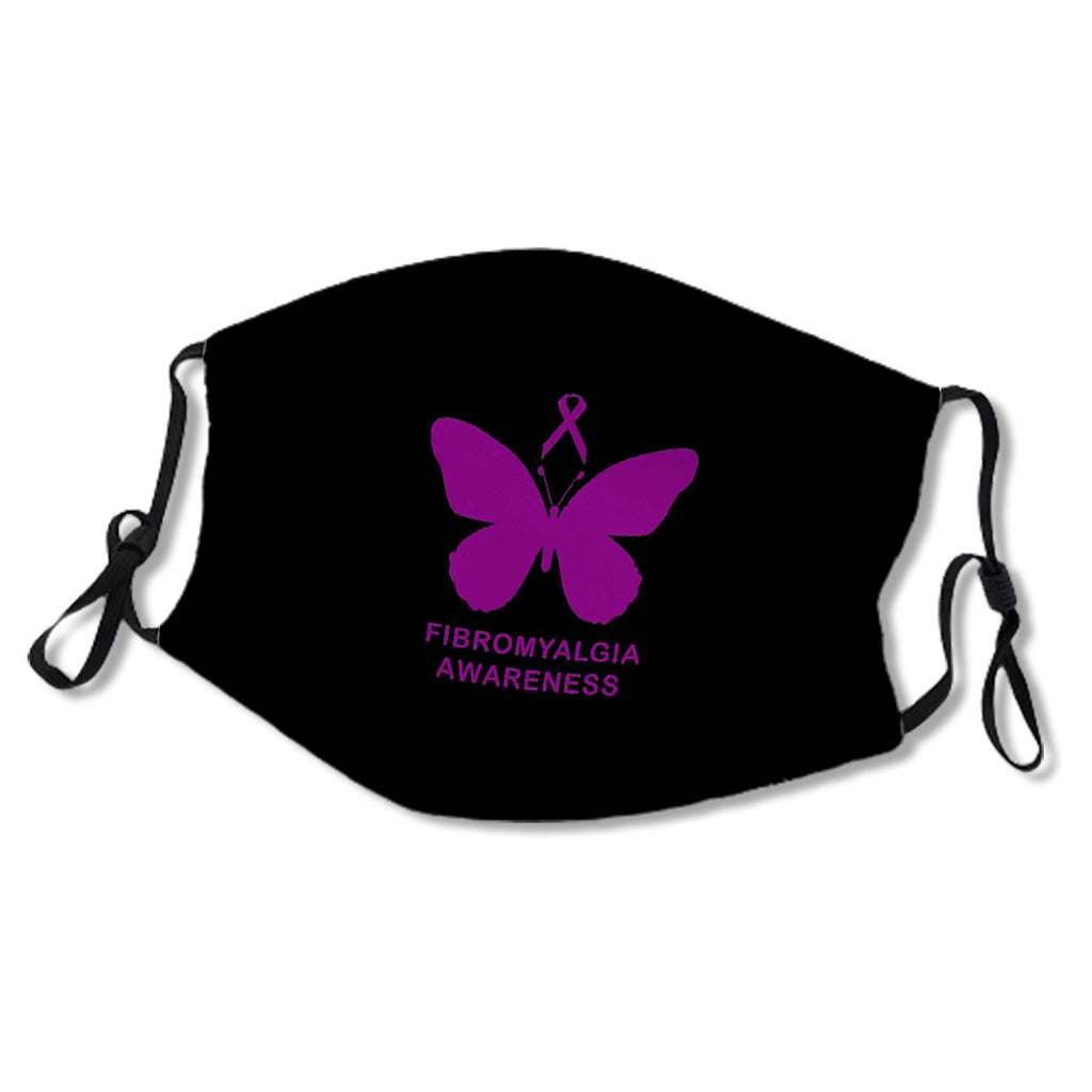 Fibromyalgia Awareness Purple Ribbon with Butterfly 2 No.H2IVWT