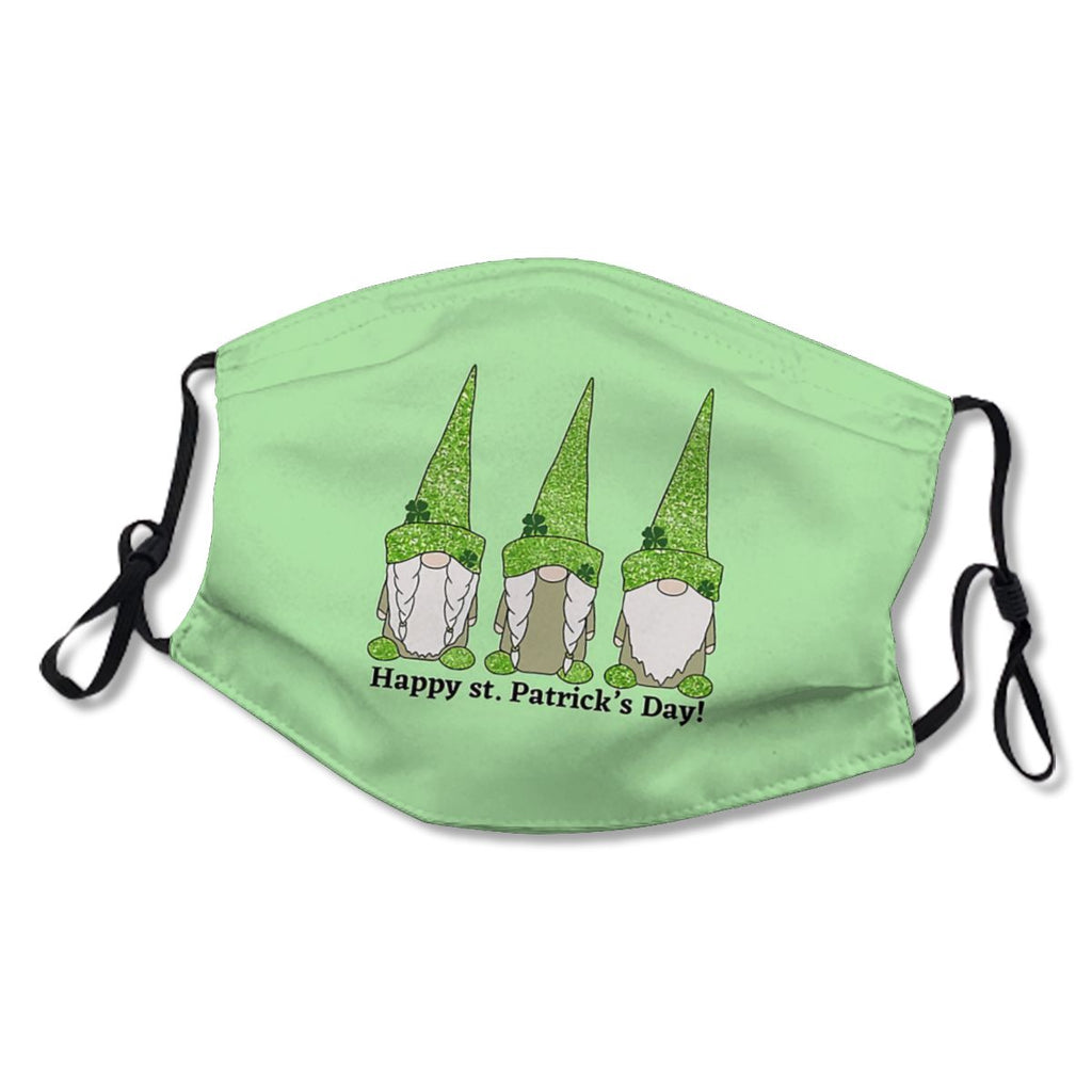 Happy st. Patrick¡¯s day three gnomes glitter colours NO.H2N5NS