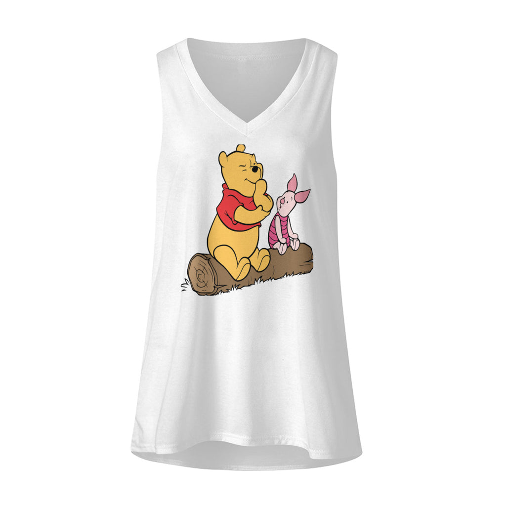 Womens Fashion Loose Tank V Neck No.H6TBQ7