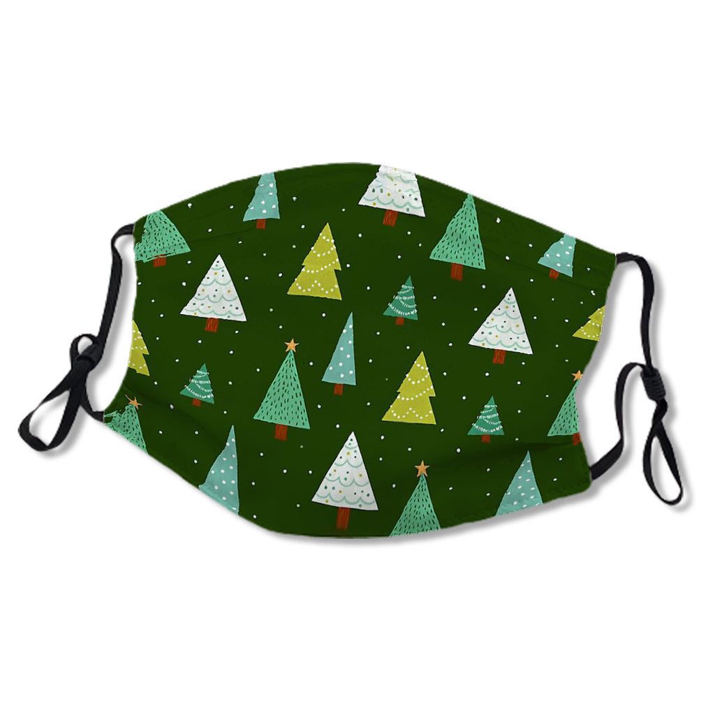Holly Jolly Christmas Trees - Green No.HA73WZ