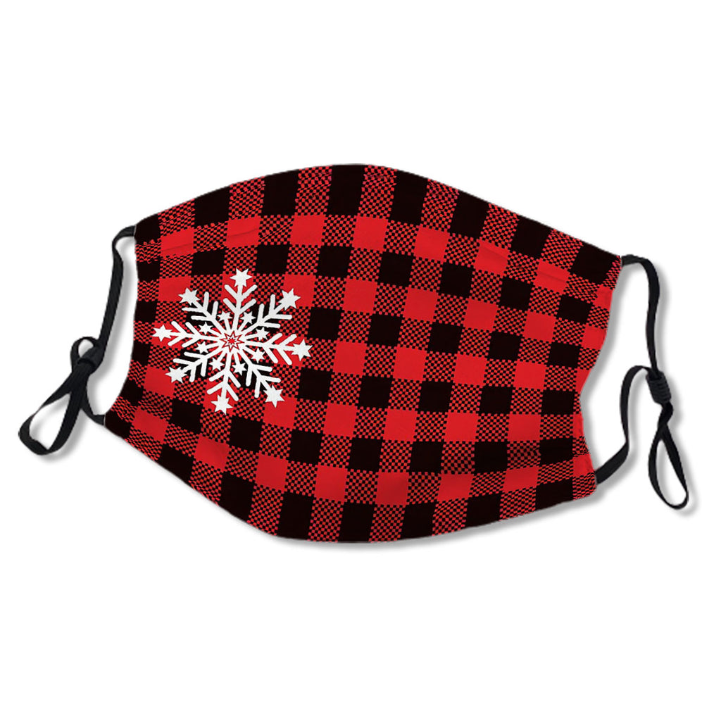 Christmas snowflake buffalo plaid No.HEFLNF