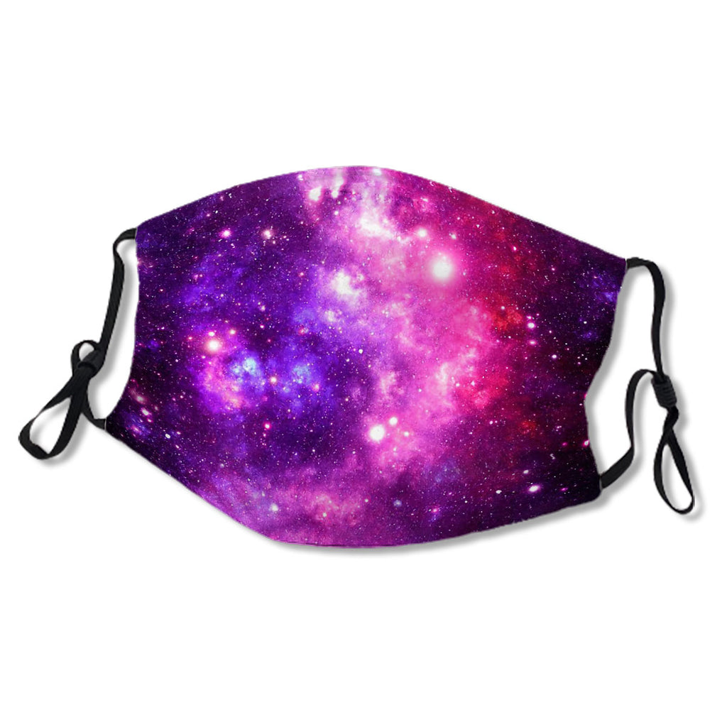 Pink Purple Galaxy Nebula Mask No.HH8CUI