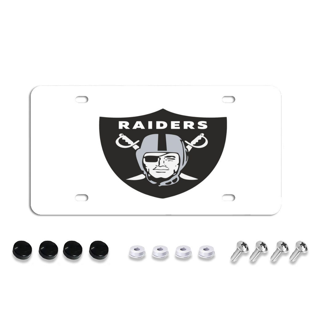 License Plate Covers, Unbreakable Tag Cover to Protect Your Car Front and Rear Plates, Fits All Standard US Plates, Screws Included No.I83X7V