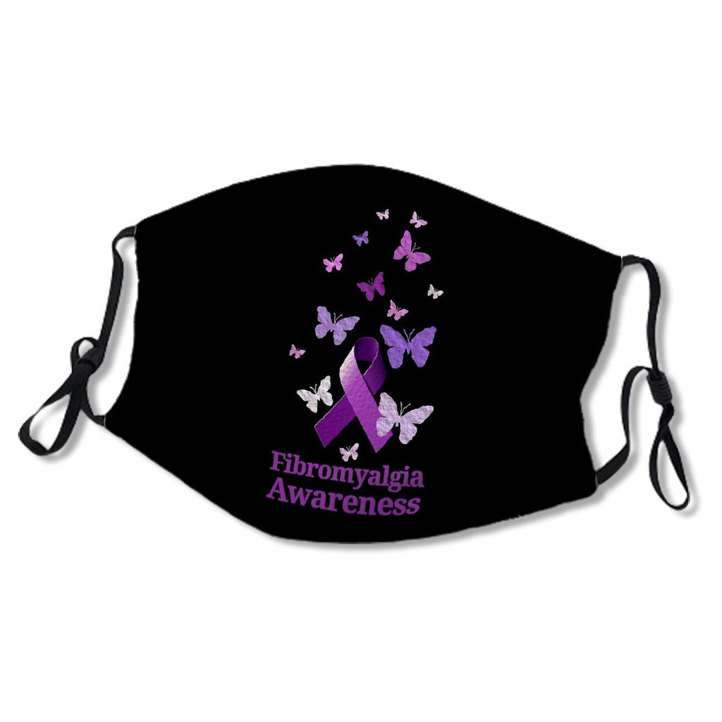 Purple Awareness Ribbon: Fibromyalgia No.IEGLXL