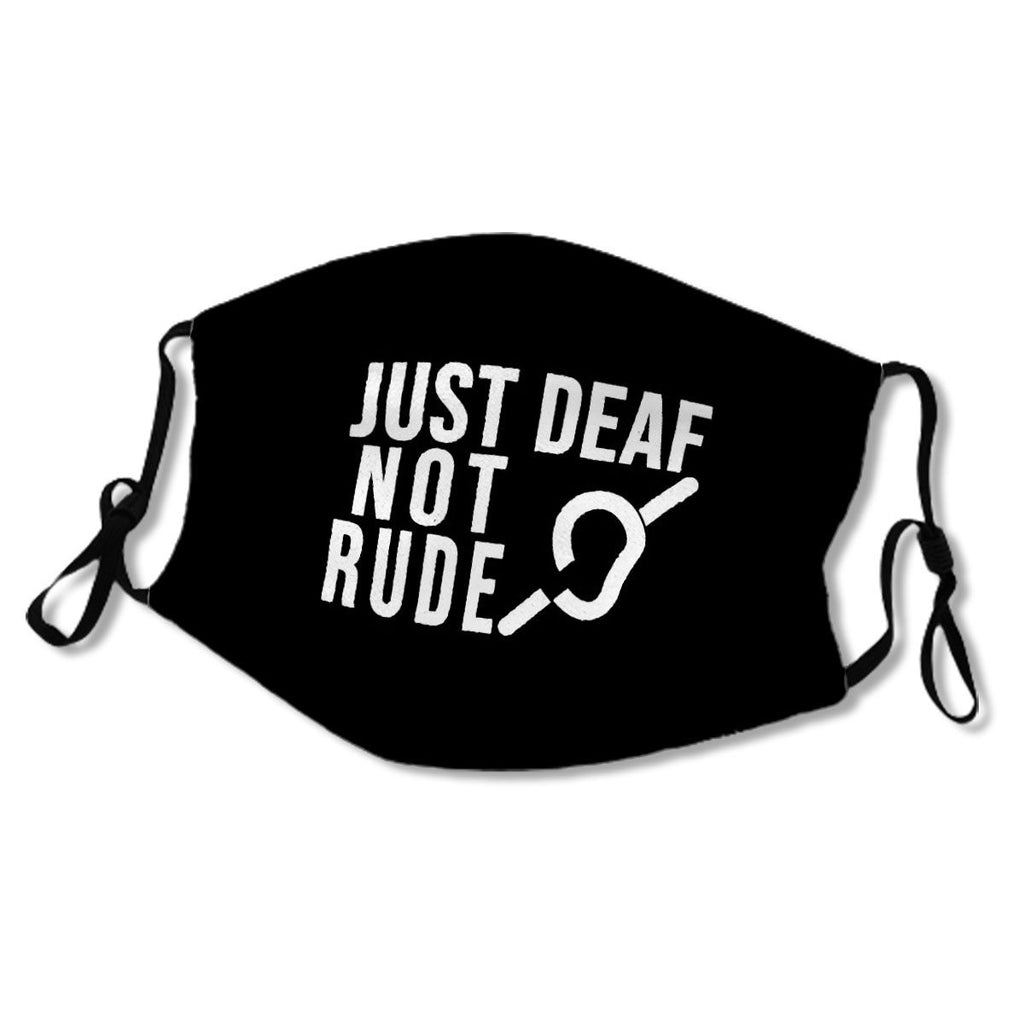Deaf Awareness Just Deaf Not Rude Yellow Ribbon Asl Language September Support Warrior Gift No.IT6NY6