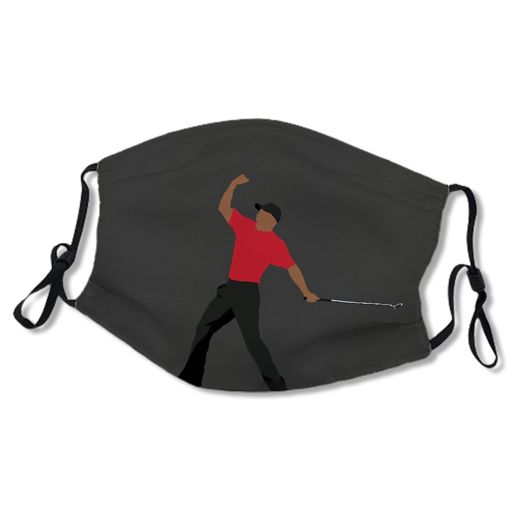 TIGER WOODS FIST PUMP SUNDAY RED CHAMPION BLACK | GOLFER No.IZHP6N