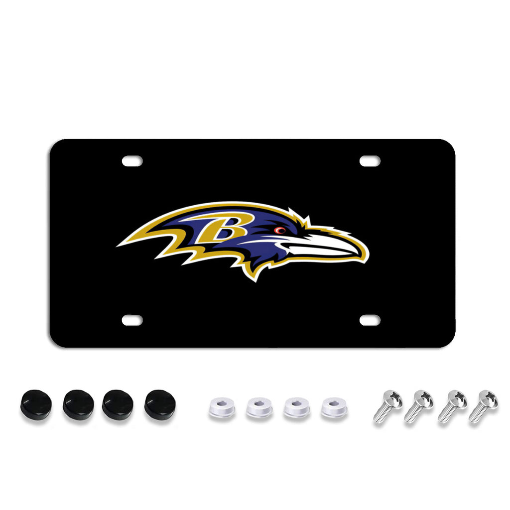 License Plate Covers, Unbreakable Tag Cover to Protect Your Car Front and Rear Plates, Fits All Standard US Plates, Screws Included No.JDJ422