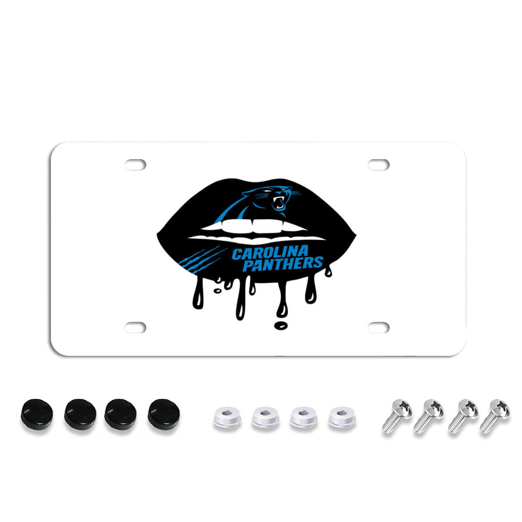 License Plate Covers, Unbreakable Tag Cover to Protect Your Car Front and Rear Plates, Fits All Standard US Plates, Screws Included No.JEOXR3