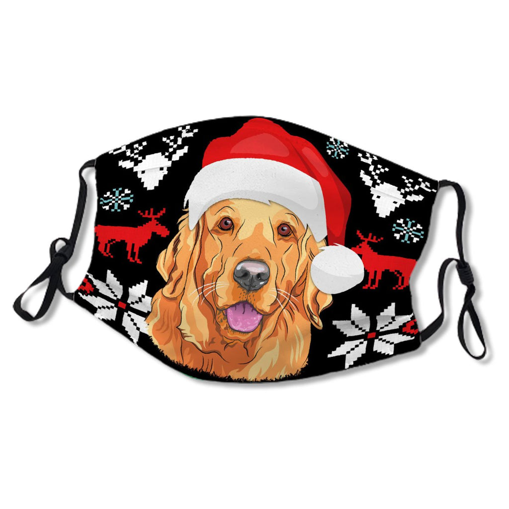 Merry Woofmas Golden Retriever X-Mas No. JGBF3A