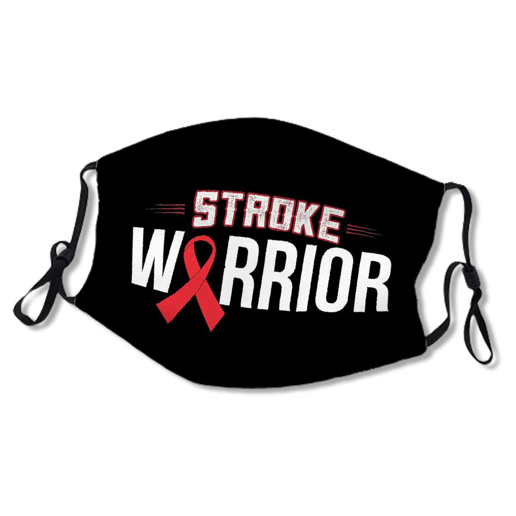 Stroke Warrior Survivor Health Awareness Month Red Ribbon Protective Fabric No.JPJ6AW