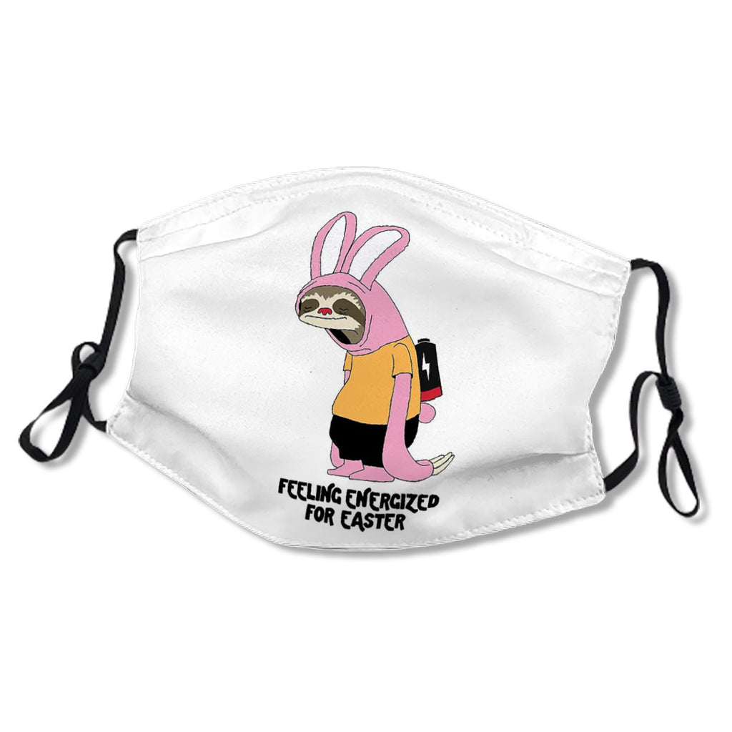 Sloth-Bunny Energized For Easter | Funny Easter Design No.JSF5CC