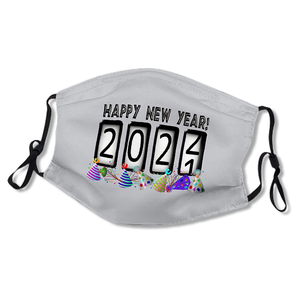 New Years Odometer Party Hats 2022 Mask No.Juf7Tt