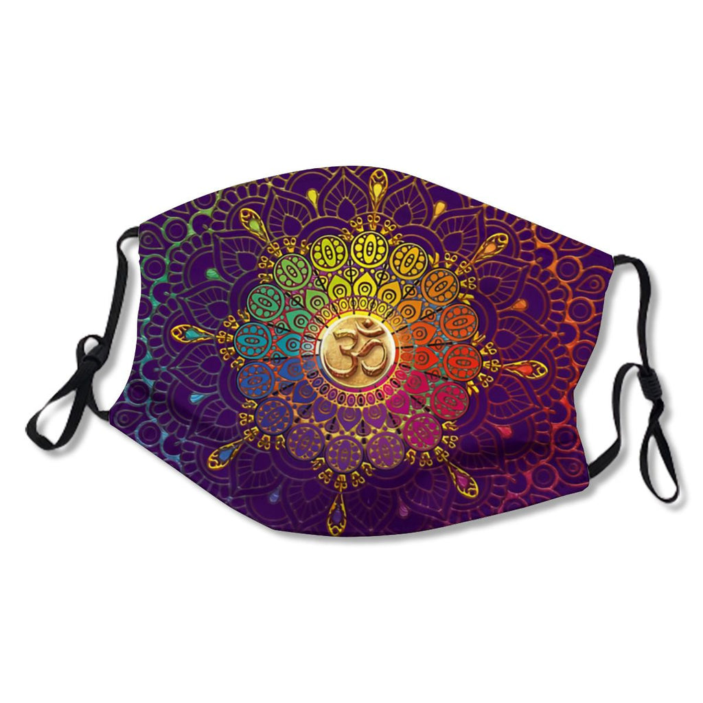 OM Rainbow Mandala Mask NO.JYYAU8