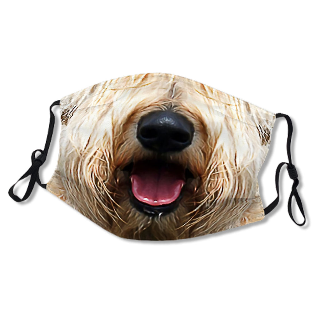 Soft Coated Wheaten Terrier SCWT Dog Lover Funny Face Pet Portrait Cute Puppy Animals Gifts Safe Face protection covering Men Women No.K8KC53