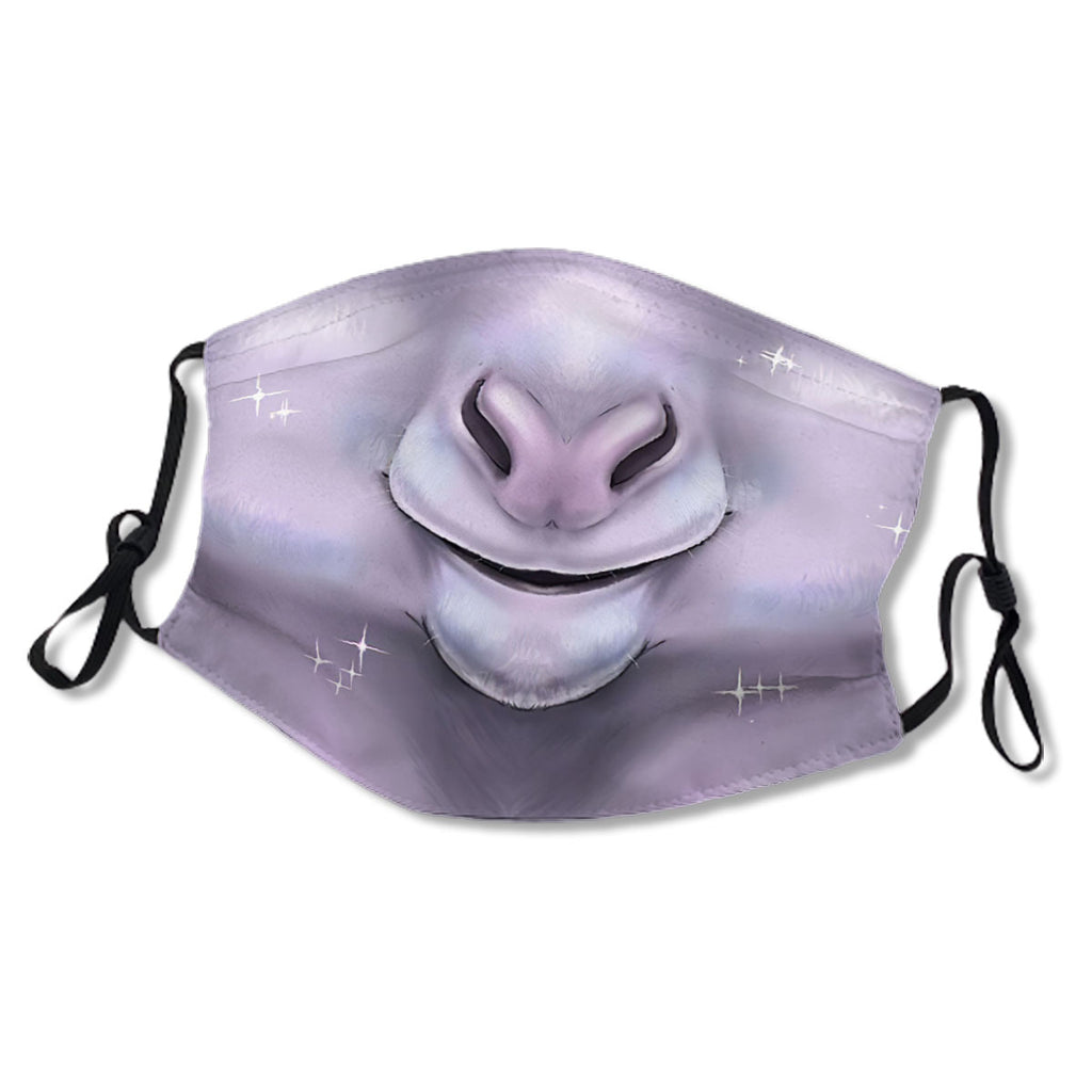 Dust Resistance 5-Layer Filter Unicorn Face - No Beard NO KGP4PM