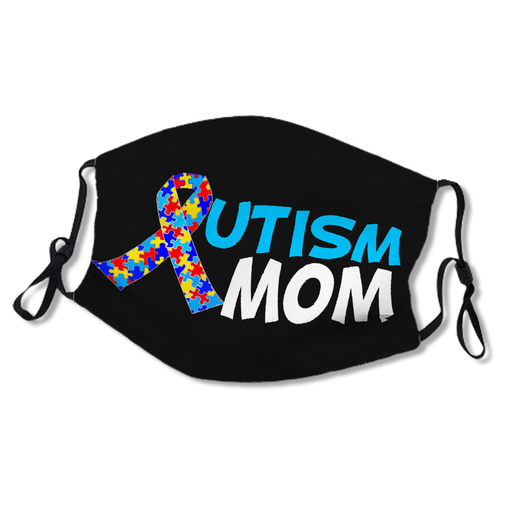 Autism Mom Black Cotton NO. KIQBSE