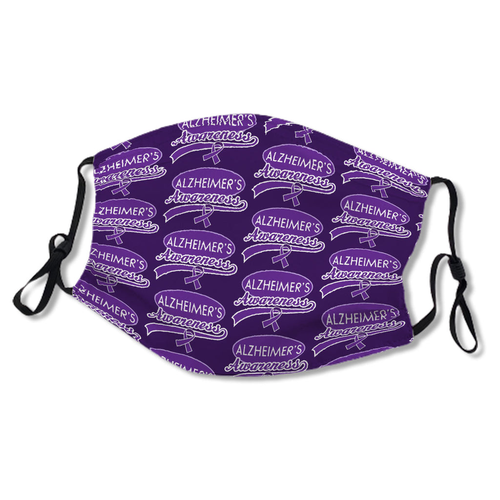 Alzheimers Awareness Support Ribbon Cloth NO. KXXQ95