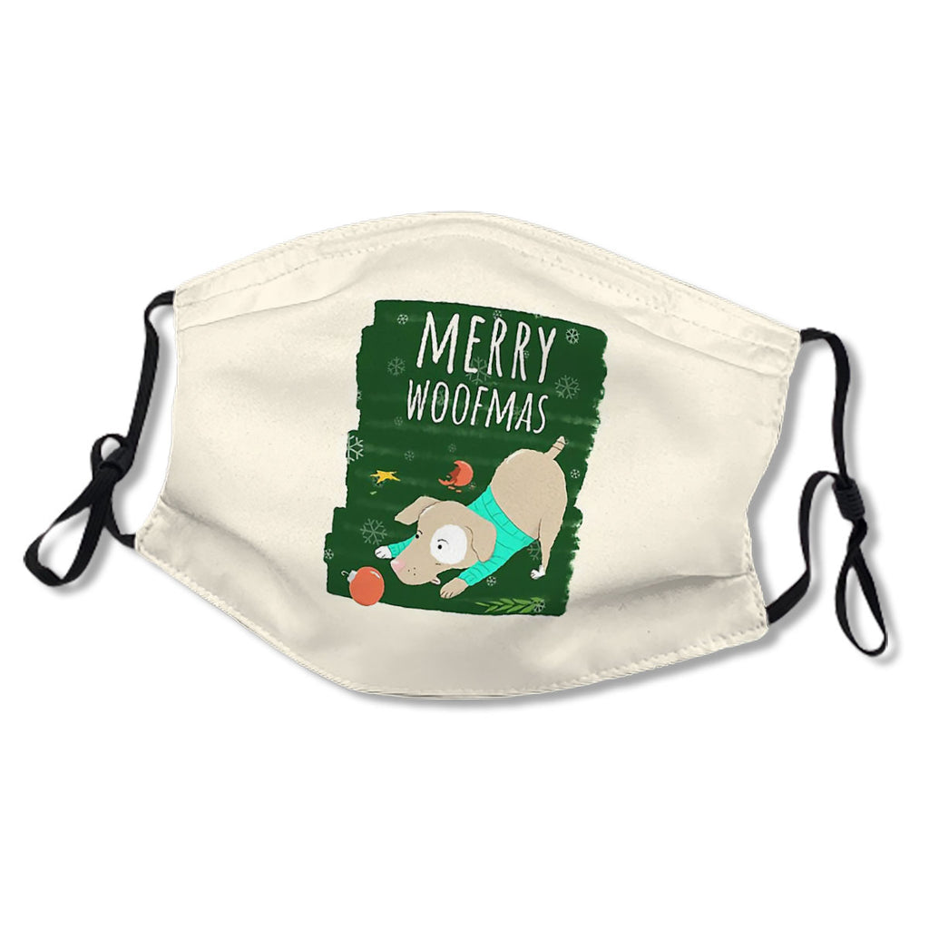 Merry Woofmas Christmas Festive Baubles Scene Dog No.L4FF6D