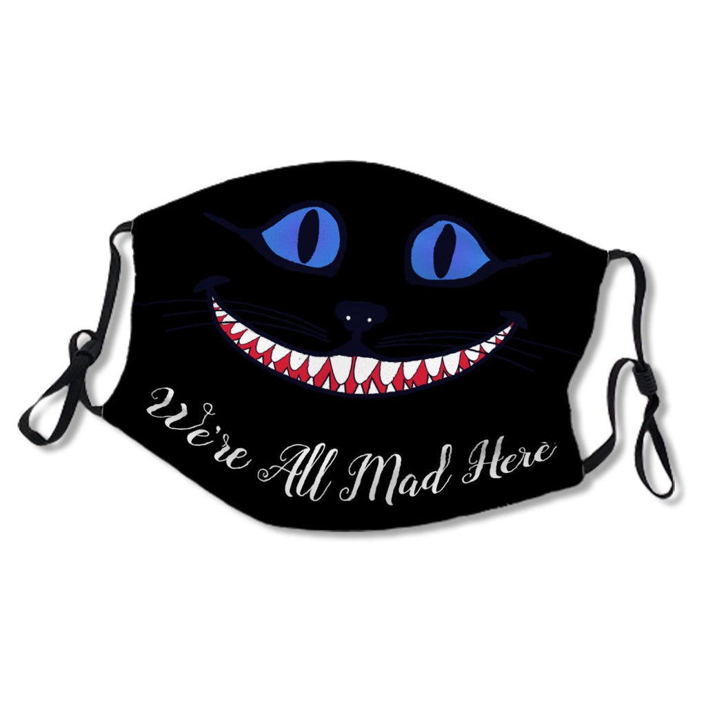 We'Re All Mad Here Cheshire Cat Wonderland Black No. LD2NIQ