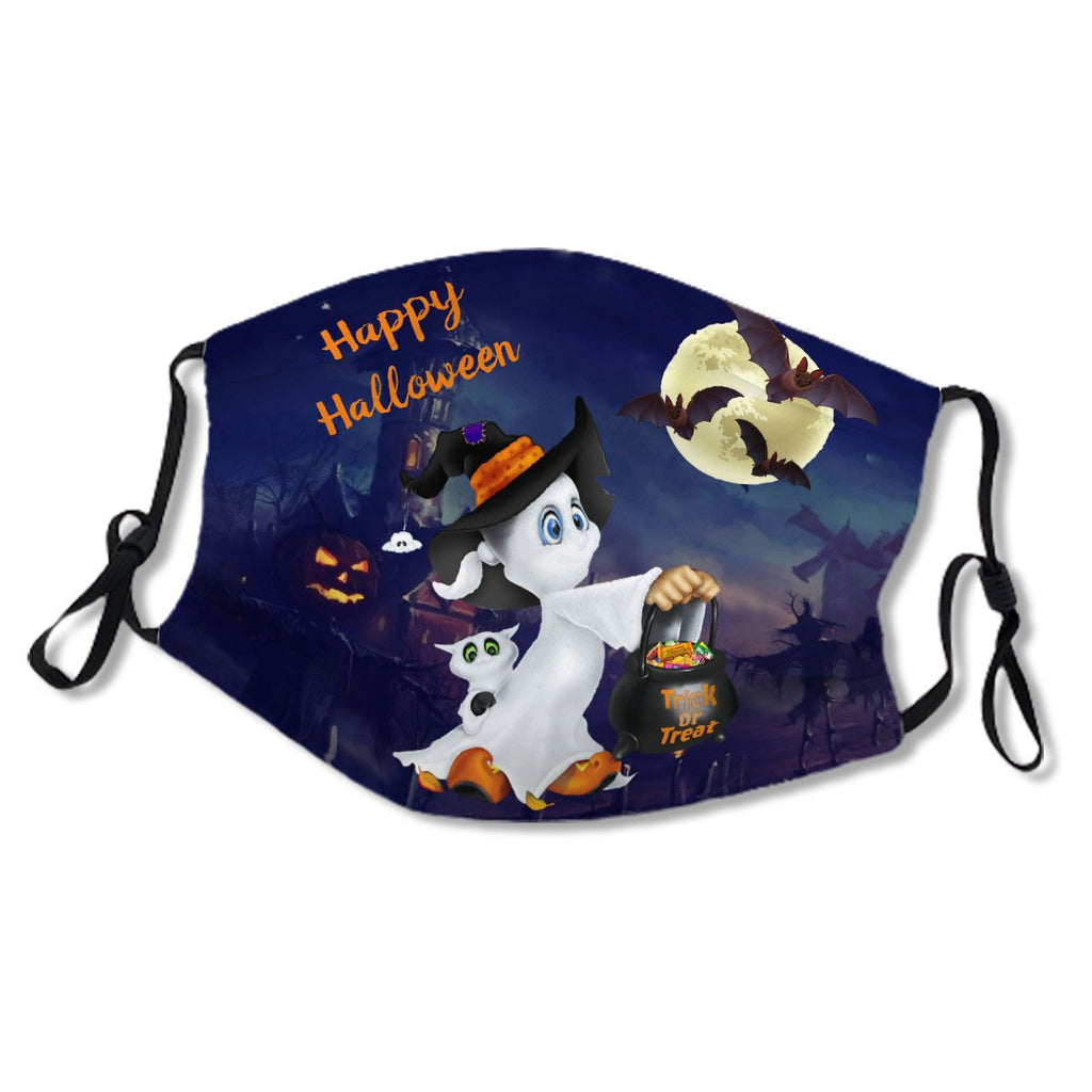 Happy Halloween Bats Ghost Comfortable Fabric No. LOJ692