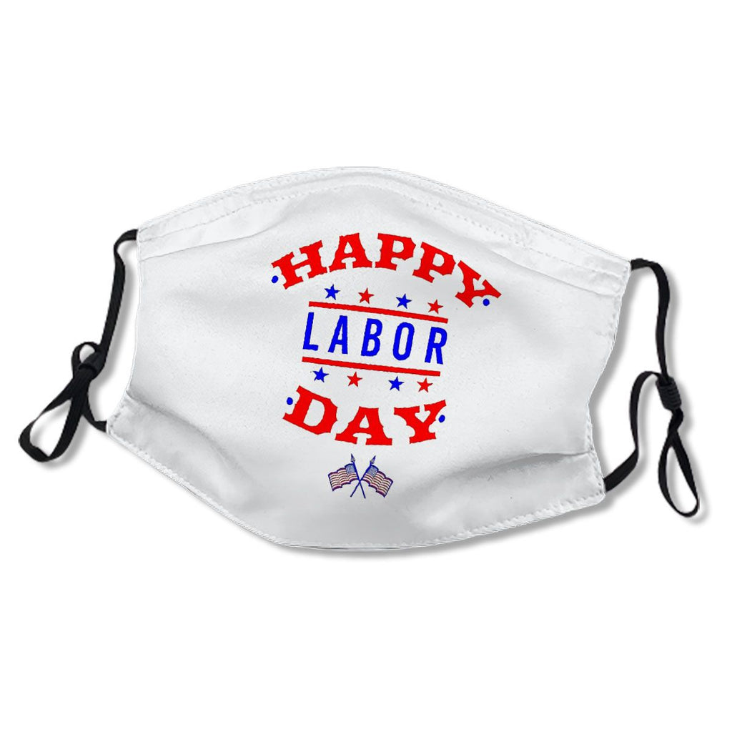 Happy Labor Day with American Flags No.LYRN7U