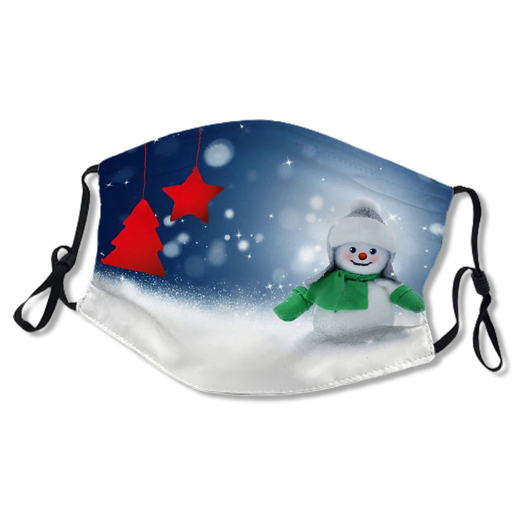 Snowman, Cute Snowman Mask No.LZS88O
