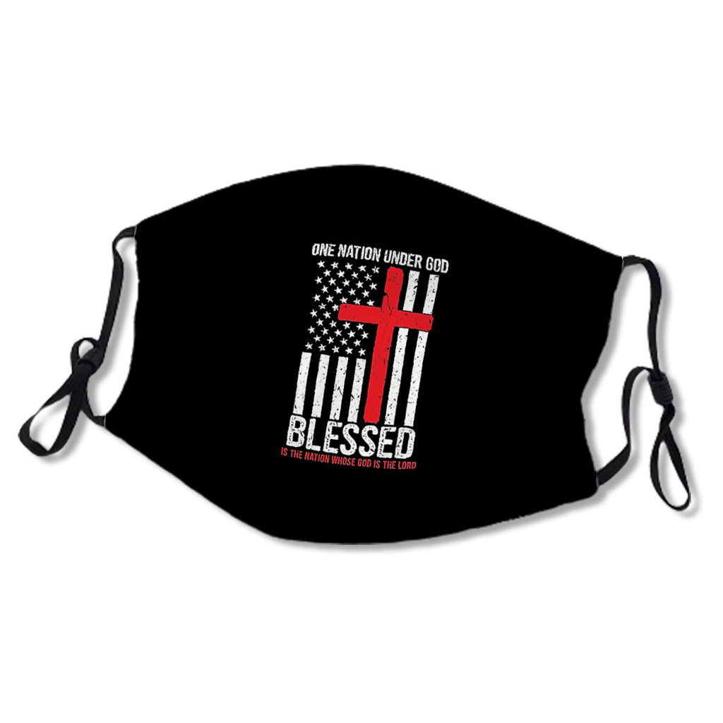 One Nation Under God Blessed Patriotic American Flag No.M2DNWP