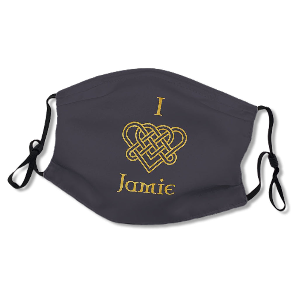 I Love Jamie Gold Mask No.M6Sksw