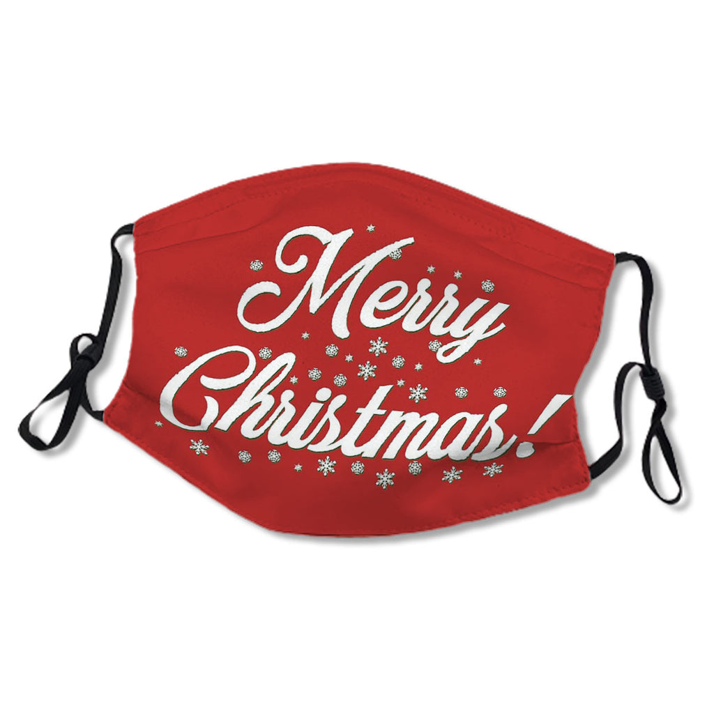 Merry Christmas Face - red No.MDY78F