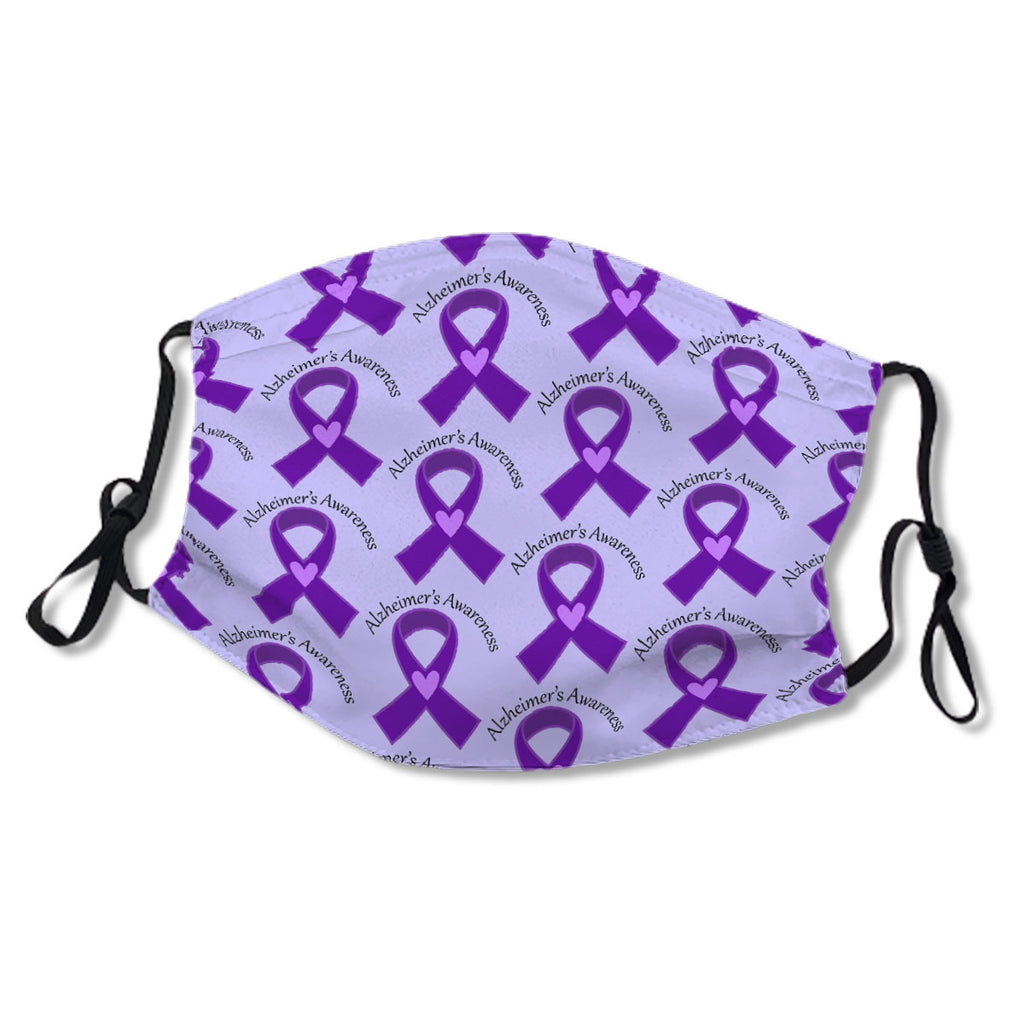 Alzheimers Awareness Ribbon Cloth NO. ME3K92