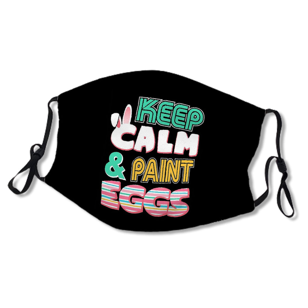 Cute Keep Calm & Paint Eggs Easter Bunny Funny No.MIMRZ5