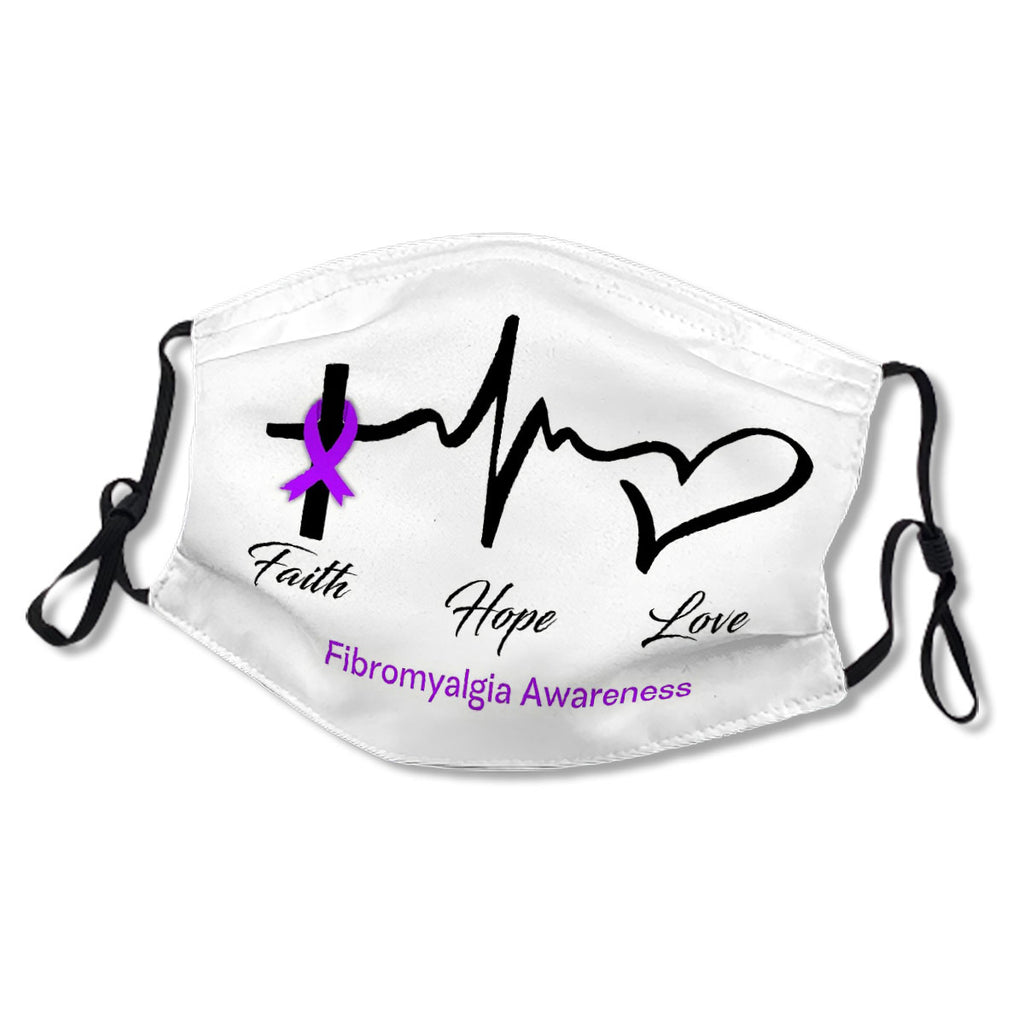 Faith Hope Love Fibromyalgia Awareness No.MKDNBA