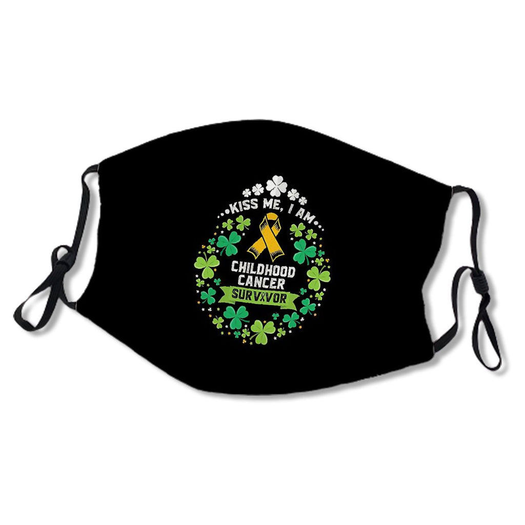 Patricks Day- Childhood Cancer Awareness Gifts for Women Childhood Cancer Support Ribbon No.MTZTLU