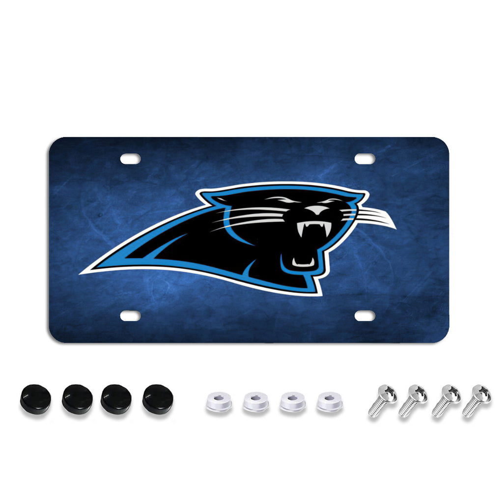 License Plate Covers, Unbreakable Tag Cover to Protect Your Car Front and Rear Plates, Fits All Standard US Plates, Screws Included No.MZ6FVF