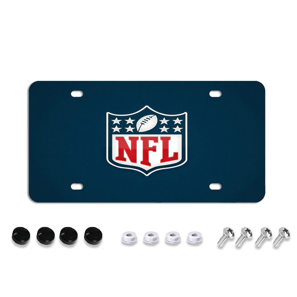 License Plate Covers, Unbreakable Tag Cover to Protect Your Car Front and Rear Plates, Fits All Standard US Plates, Screws Included No.N3HDWS