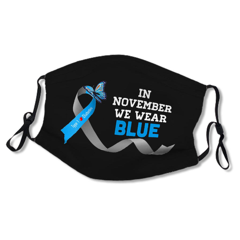 In November We Wear Blue Diabetes Awareness No.N7POPB