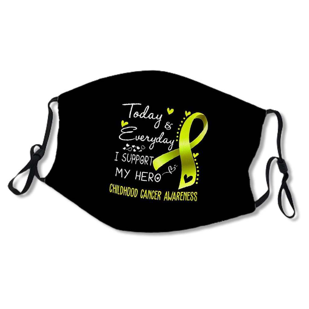 Today And Everyday I Support My Hero Childhood Cancer Awareness Warrior Gifts No.NHBTIL