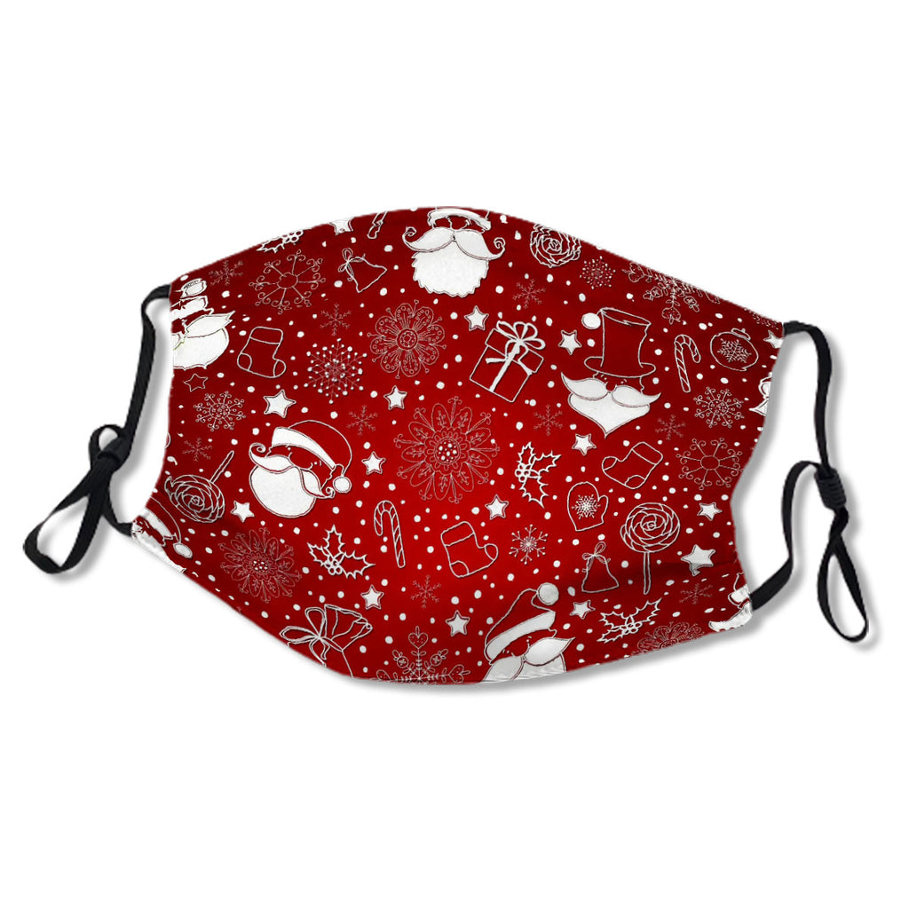 Red Abstract Background With Snowflake No.NHOGT7