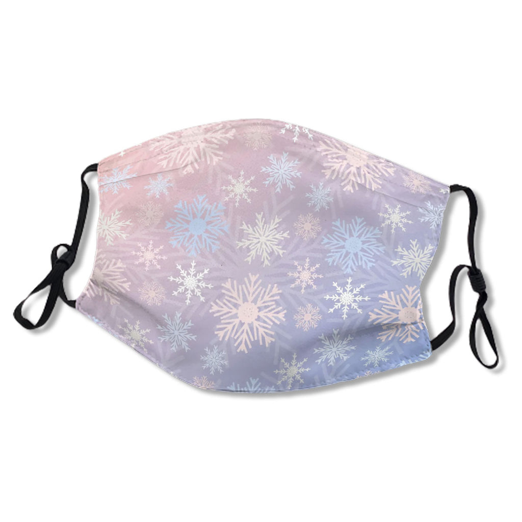 Snowflake Seamless Pattern Gradient Rose Quartz No.NMBOWK