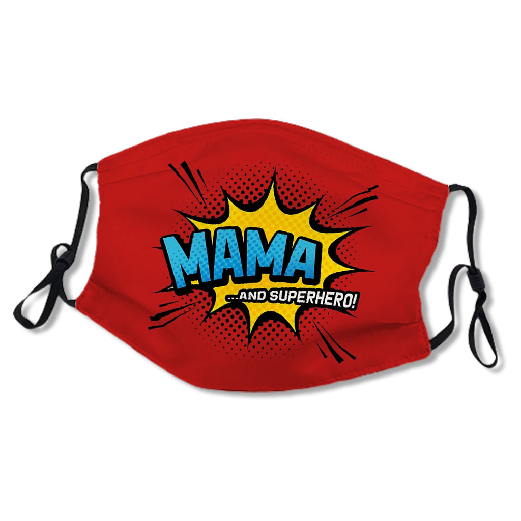 Mother’s Day Gift - Mama & Superhero - Comic Book Style No.NNCJUS