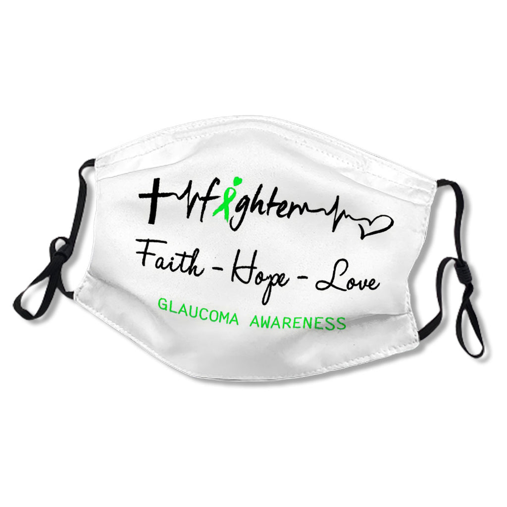 Fighter Faith Hope Love Glaucoma Awareness No.NTAQMF