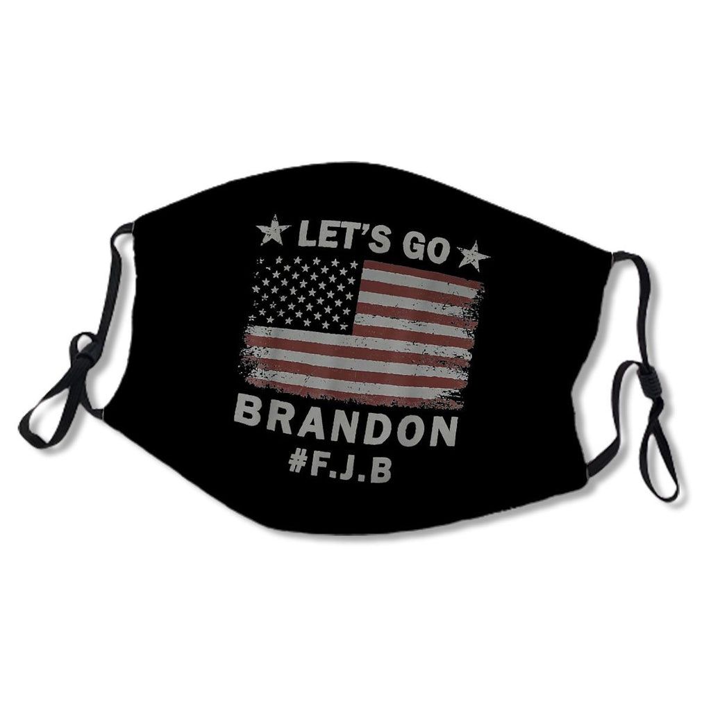 Let's Go Brandon Conservative Anti Liberal US Flag Mask No.O2J7H6