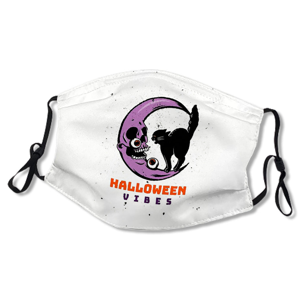 HALLOWEEN VIBES CAT Design Mask No.O9MQSL