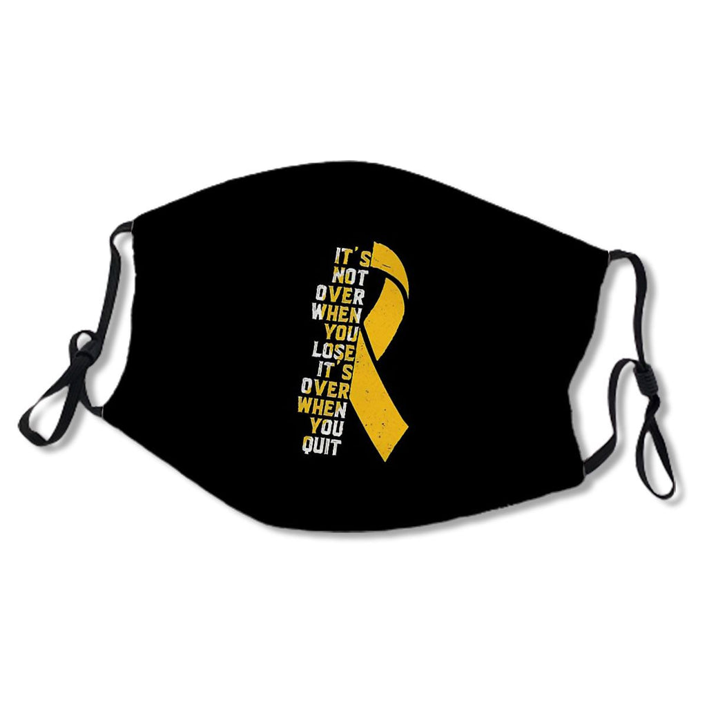 It's Not Over- Childhood Cancer Awareness Gifts for Women Childhood Cancer Support Ribbon No.OCA958